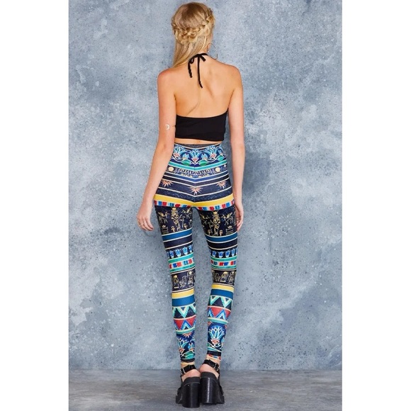 BlackMilk Walk Like An Egyptian HWMF Leggings size M - Picture 9 of 10